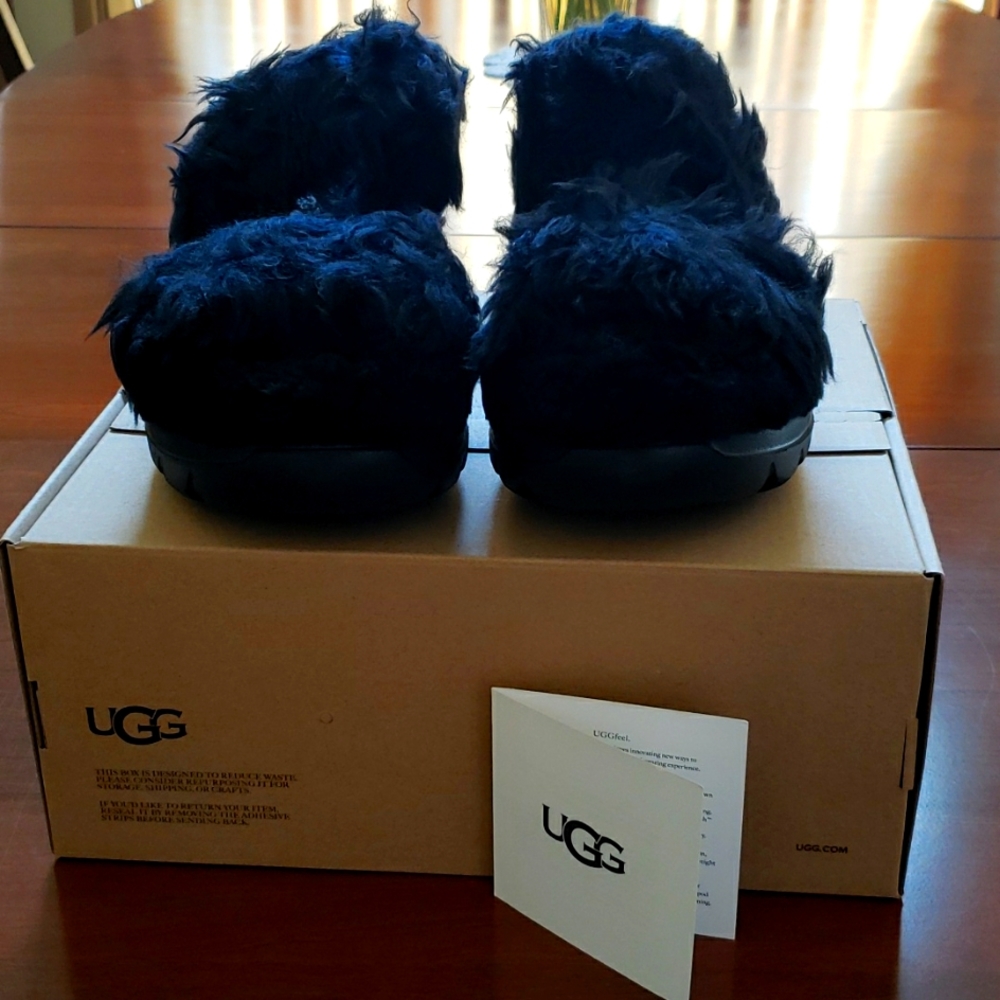 Ugg Fluff Sugar Faux Fur Sandal Slipper